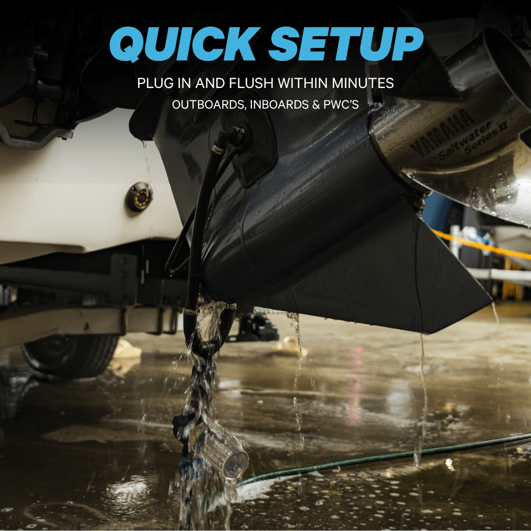 Salty Hero Boat & PWC Wash & Flush Kit